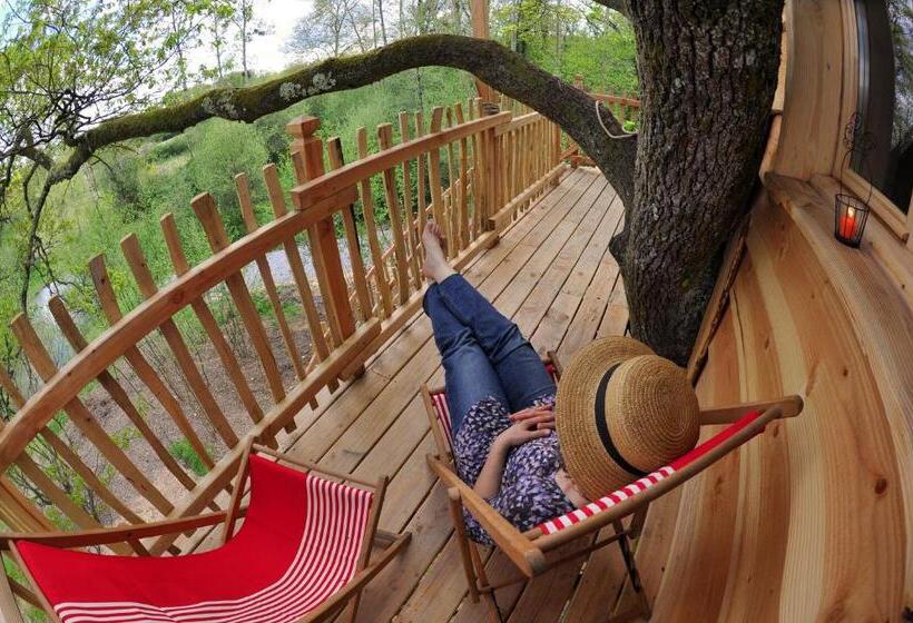 ベッドアンドブレックファースト La Cabane Du Vieux Chêne