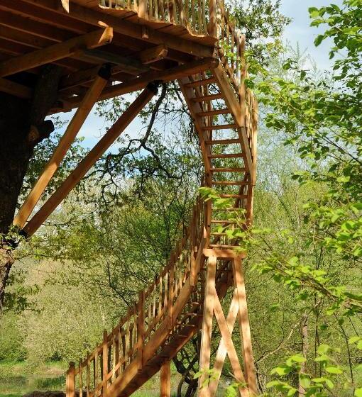 ベッドアンドブレックファースト La Cabane Du Vieux Chêne