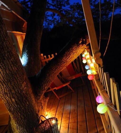 ベッドアンドブレックファースト La Cabane Du Vieux Chêne