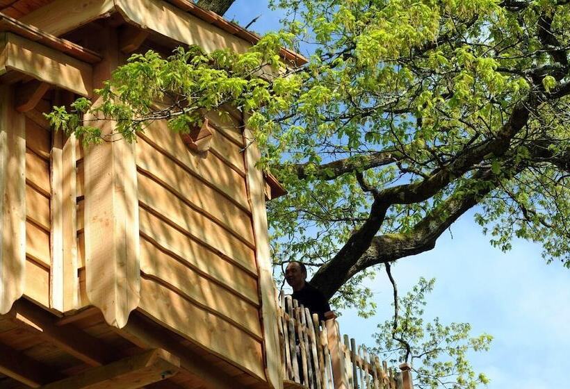 ベッドアンドブレックファースト La Cabane Du Vieux Chêne