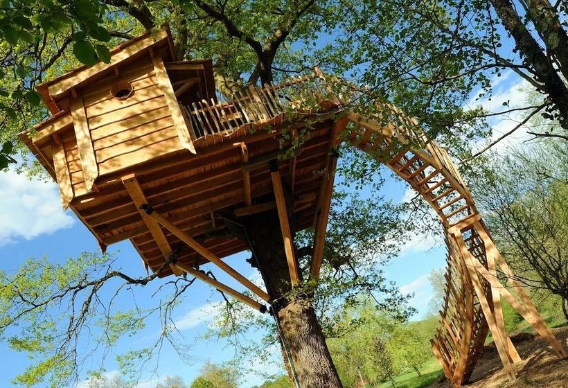 ベッドアンドブレックファースト La Cabane Du Vieux Chêne