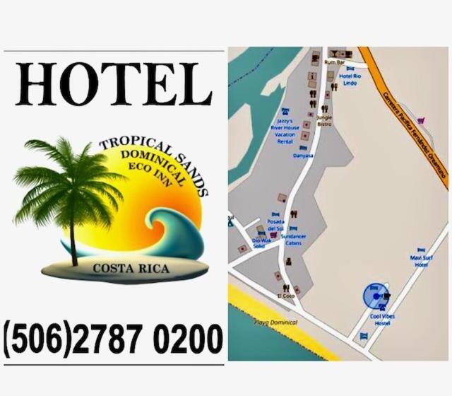 בית מלון כפרי Tropical Sands Dominical