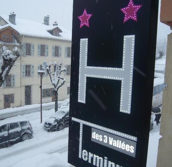 בית מלון כפרי Terminus Hôtel Des 3 Vallées