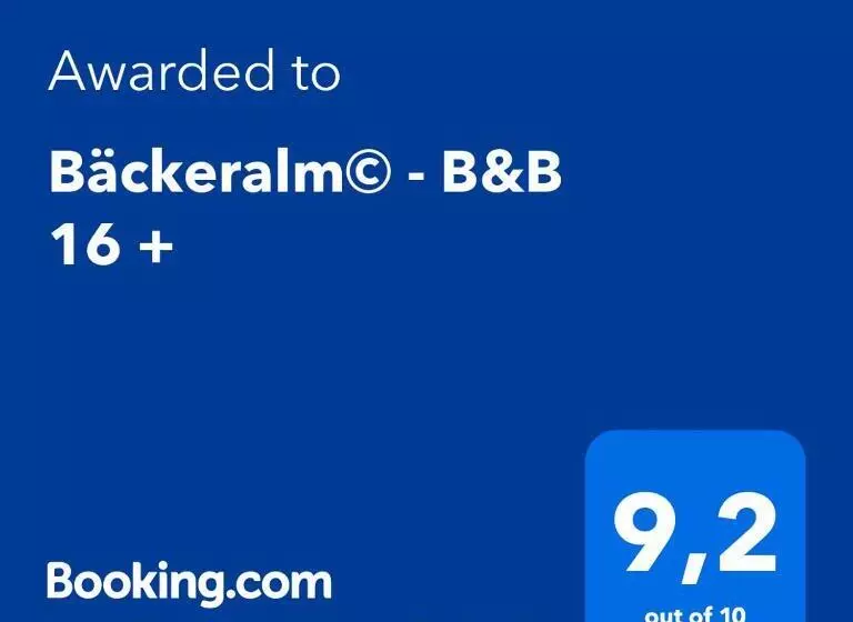 Bäckeralm©   B&b 16 +