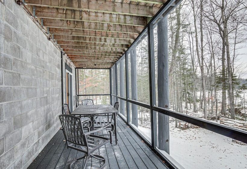 Rhinelander Waterfront Cabin W/ Deck & Fire Pit!