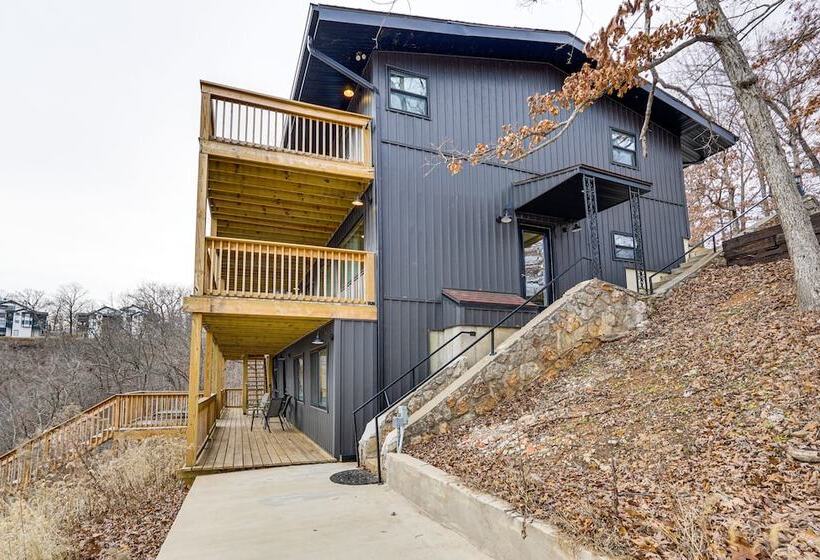 Boat Dock: Waterfront Lake Of The Ozarks Home