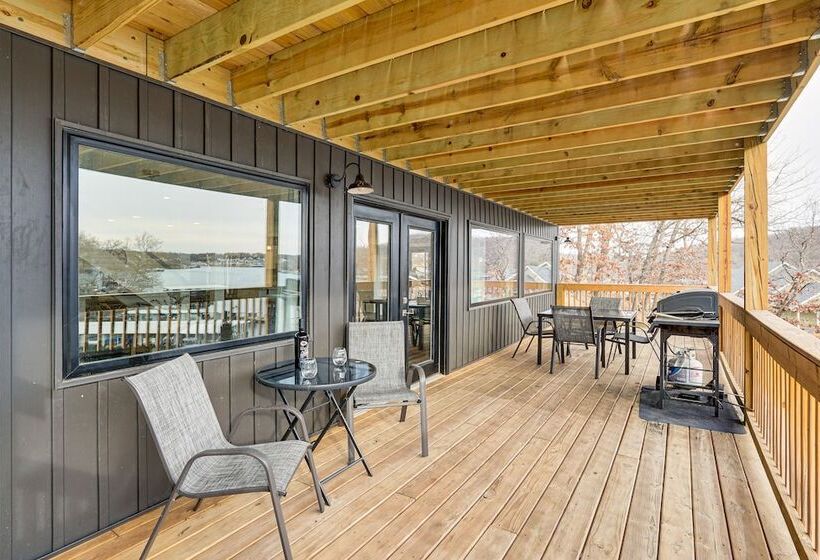Boat Dock: Waterfront Lake Of The Ozarks Home