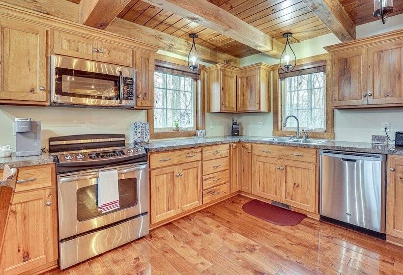 Happy Haven Hill  Cabin W/ Patio & Fire Pit!