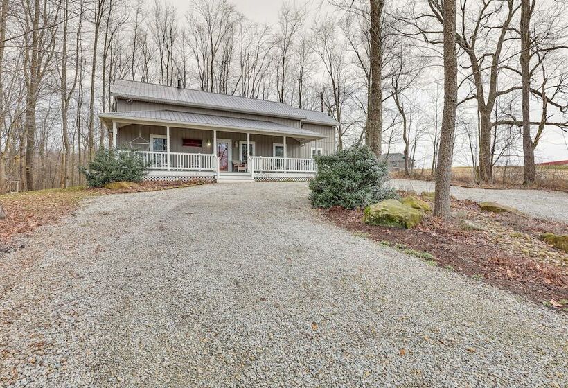 Happy Haven Hill  Cabin W/ Patio & Fire Pit!