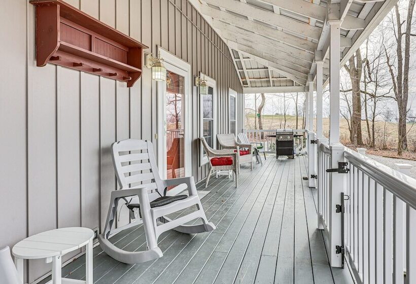 Happy Haven Hill  Cabin W/ Patio & Fire Pit!