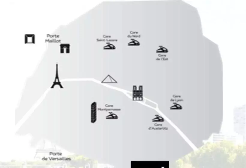 Greet Hotel Paris 13 Porte D'italie