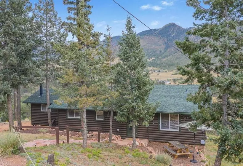 3bd Cowboy Cabin Pikes Peak Mountain Log Cabin