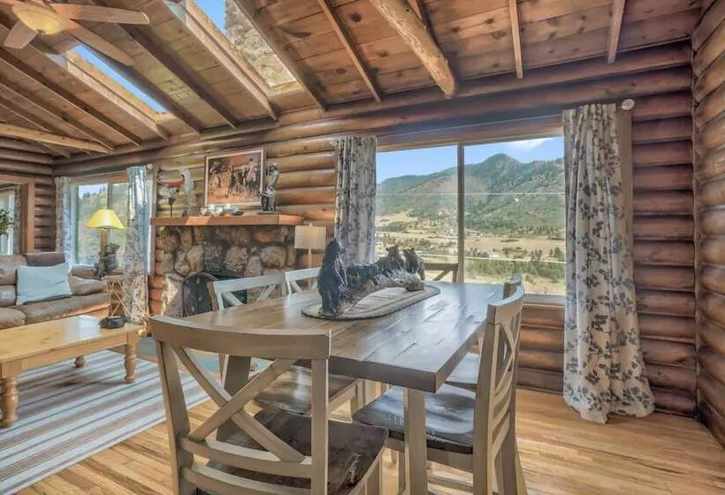 3bd Cowboy Cabin Pikes Peak Mountain Log Cabin