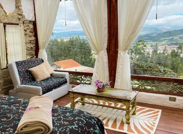 تختخواب و صبحانه Cabaña Esmeralda   Seilan Alojamiento Rural