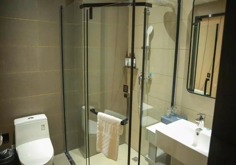 Hotelli Thank Inn Chain Suqian Hubin New District Santaishan Park