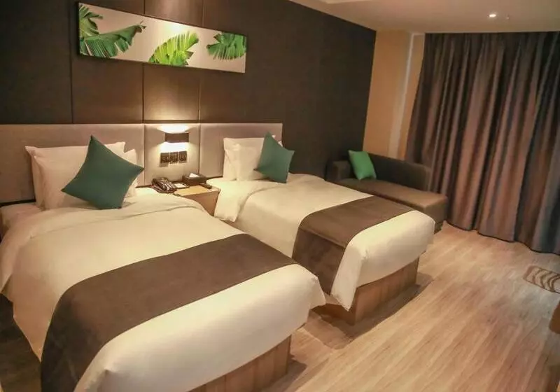 Hotelli Thank Inn Chain Suqian Hubin New District Santaishan Park