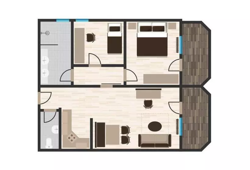 Hotelli Alpenstüble Appartements