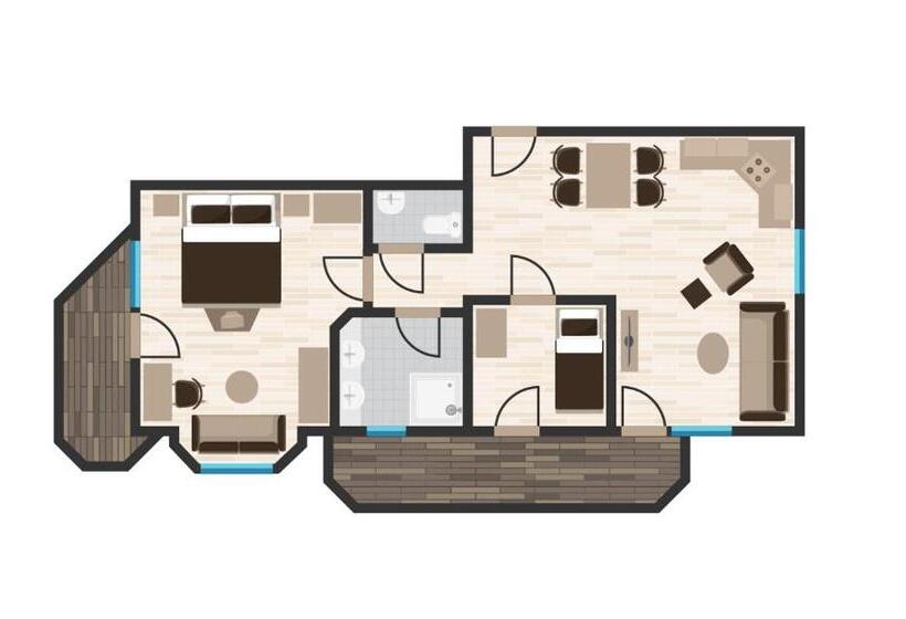 هتل Alpenstüble Appartements