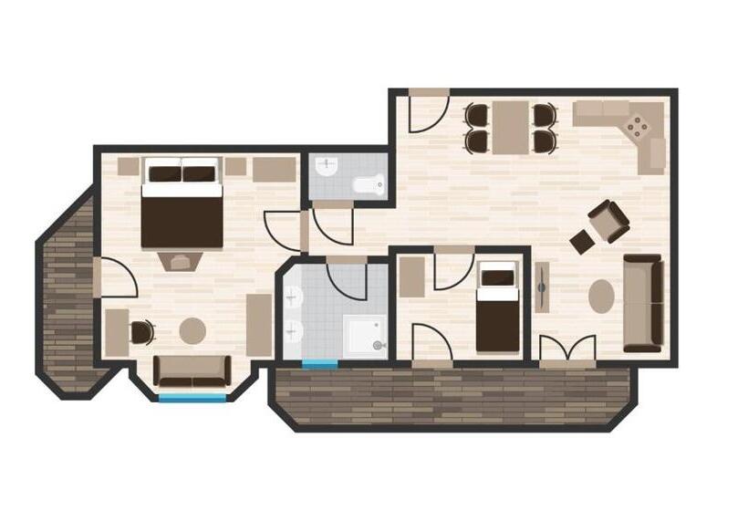 هتل Alpenstüble Appartements