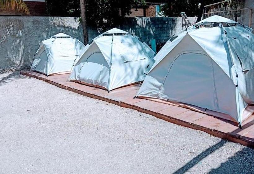 پانسیون Aventura Maya Hostal Y Camping Holbox