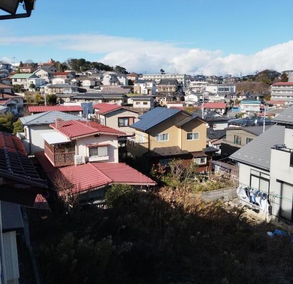 Pensjonat Private Twin Room In Ishinomaki, Max 4 Person, Non Smoke, Free Parking, Cat Island 2