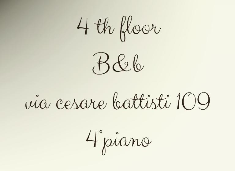 تختخواب و صبحانه 4th Floor Caserta