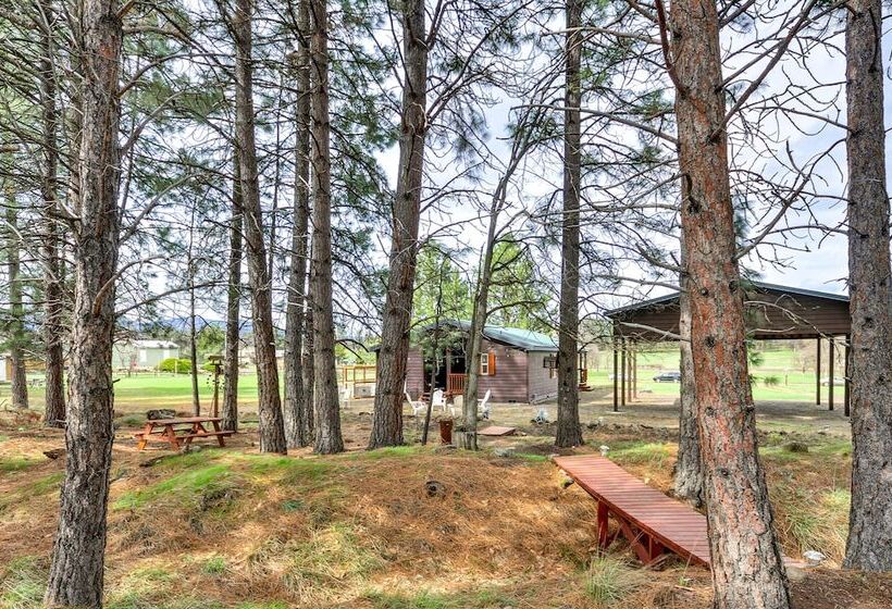 Oregon Cabin On Pine Hollow Reservoir W/ Mtn View!