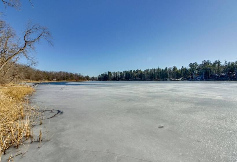 Fire Pit + Lake Access: Scenic Park Rapids Cabin