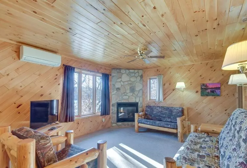 Fire Pit + Lake Access: Scenic Park Rapids Cabin