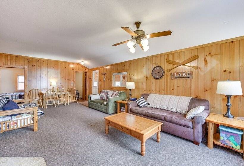 Pet Friendly Couderay Cabin W/ Boat Dock + Grill!