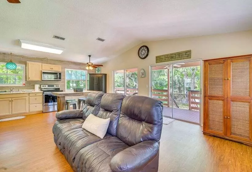 Riverfront Inglis Duplex W/ Shared Dock & Fire Pit