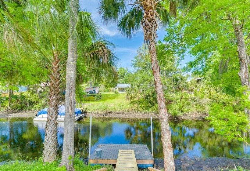 Riverfront Inglis Duplex W/ Shared Dock & Fire Pit
