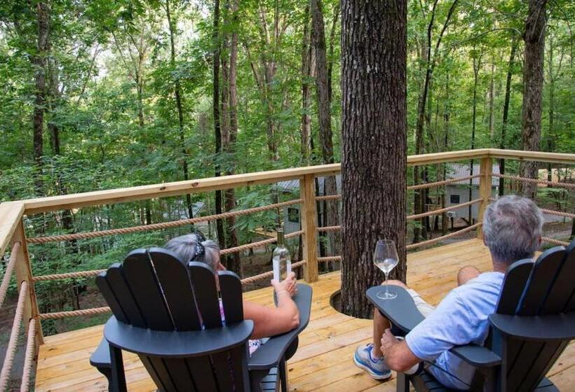 渡假胜地  Oak Luxury Treehouse Near Lake Guntersville