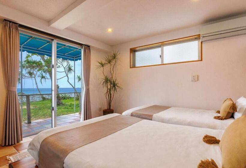 리조트 海まで徒歩1分 沖縄でも珍しい絶景ホテル 贅沢プライベートビーチ付き ビーチルーム