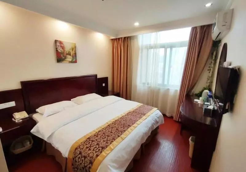 Hotelli Greentree Inn Hefei Railway Station Baima Phase Iii Baowen Business Building Express