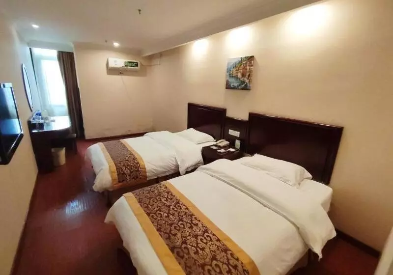 Hotelli Greentree Inn Hefei Railway Station Baima Phase Iii Baowen Business Building Express