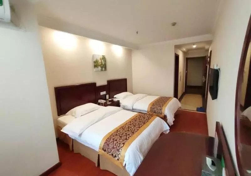 Hotelli Greentree Inn Hefei Railway Station Baima Phase Iii Baowen Business Building Express