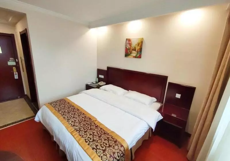Hotelli Greentree Inn Hefei Railway Station Baima Phase Iii Baowen Business Building Express