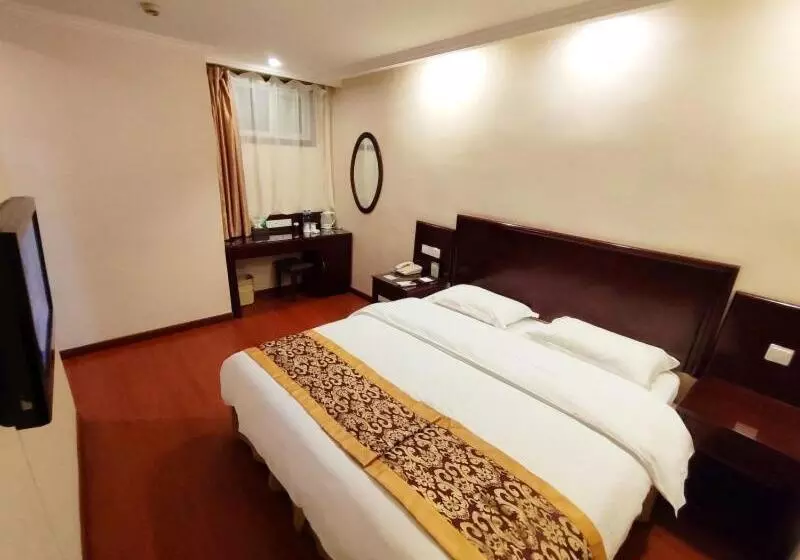 Hotelli Greentree Inn Hefei Railway Station Baima Phase Iii Baowen Business Building Express
