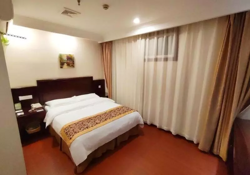 Hotelli Greentree Inn Hefei Railway Station Baima Phase Iii Baowen Business Building Express