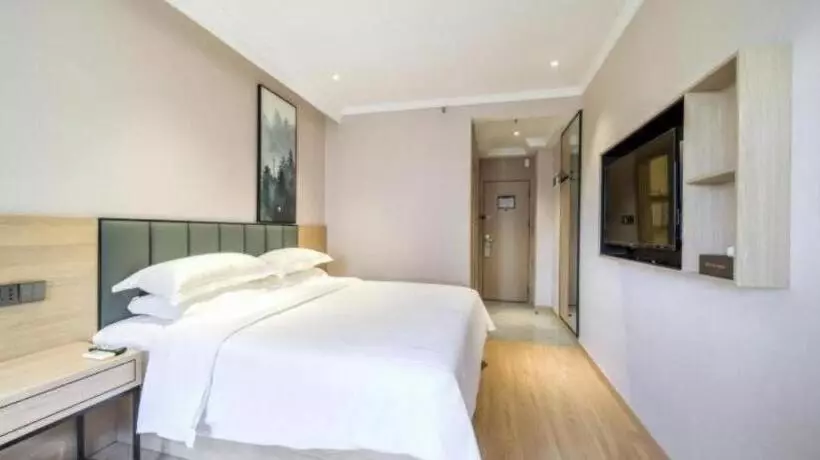 Hotelli Greentree Inn Chizhou Pingtian Lake Qingfeng Avenue Business