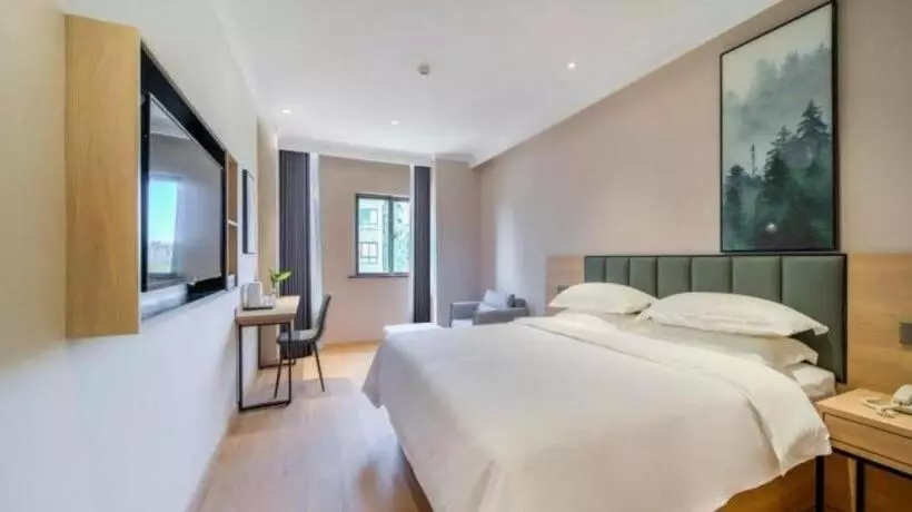 Hotelli Greentree Inn Chizhou Pingtian Lake Qingfeng Avenue Business