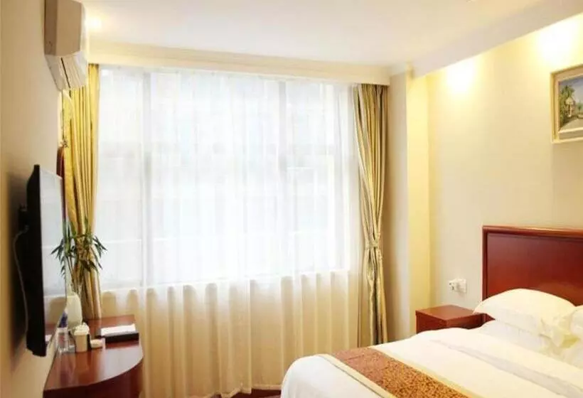 Hotelli Greentree Inn Chizhou Pingtian Lake Qingfeng Avenue Business