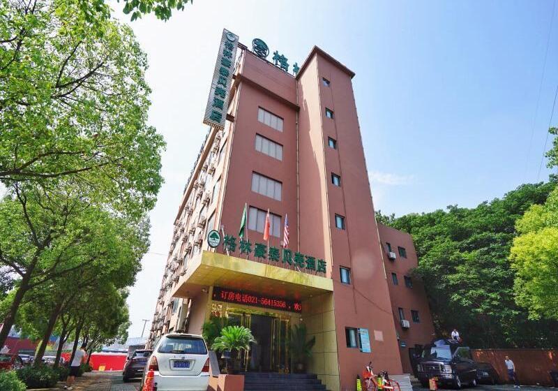 בית מלון כפרי Greentree Inn Shanghai Baoshan 128 Memorial Road Tonghe Road Shell