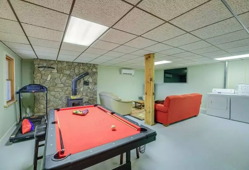 Ashe County Log Cabin: Mountain View Deck, Sauna