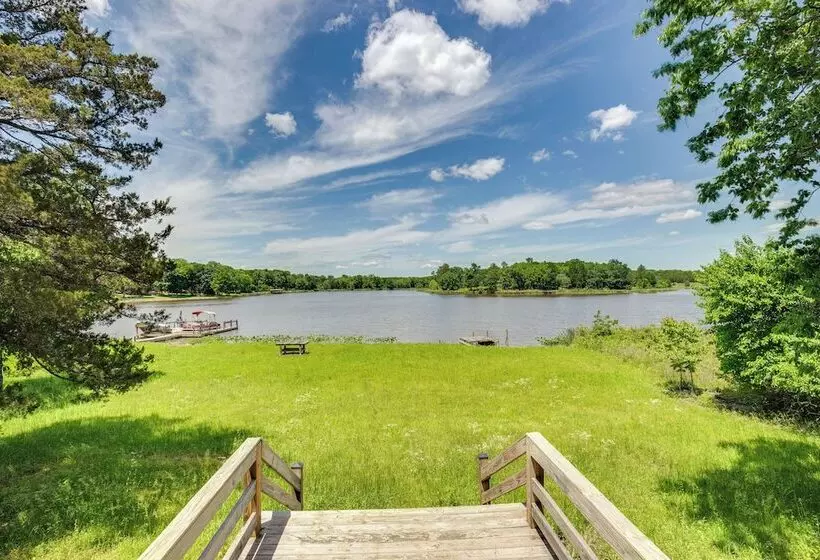 Cabin On Lake Raymond Gary W/ Dock, Grill & Views!