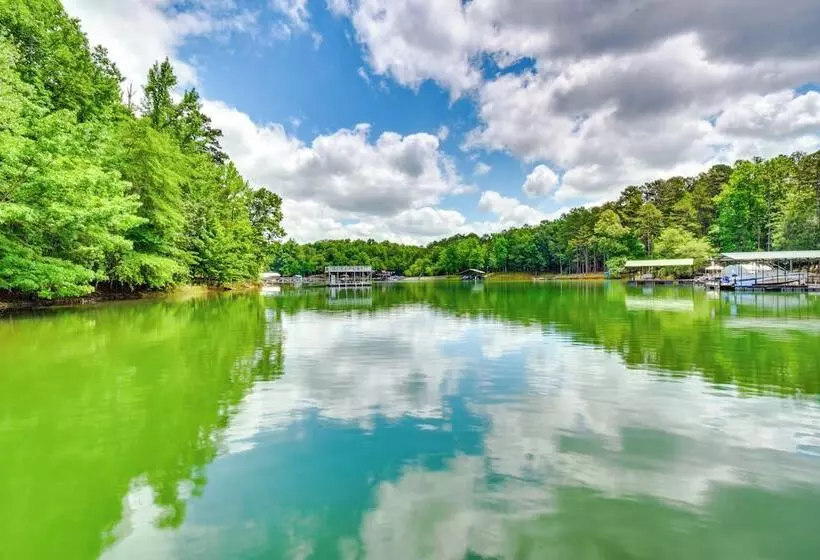 Dog Friendly Lavonia Home W/ Dock & Lake Access