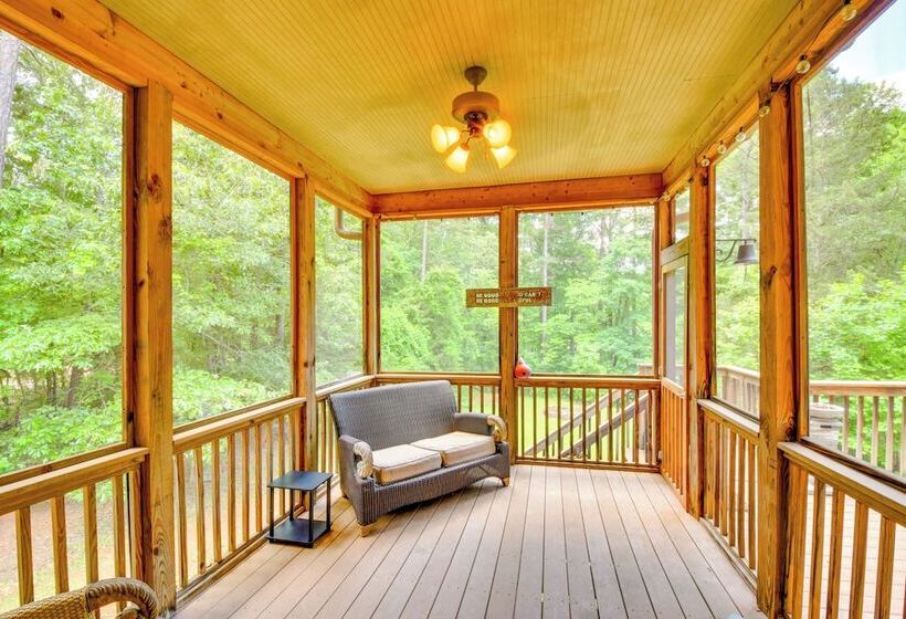 Dog Friendly Lavonia Home W/ Dock & Lake Access