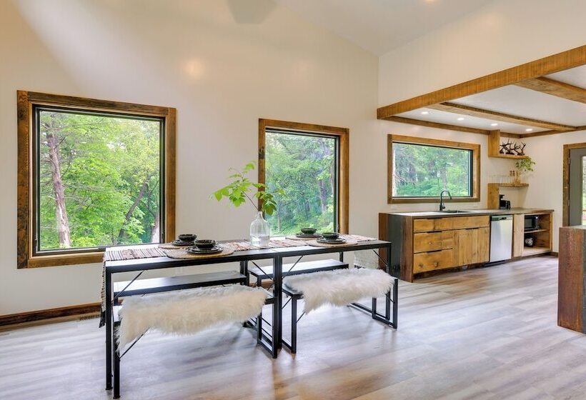 Modern Louisville Home On 3 Acres W/ Gas Fire Pit!