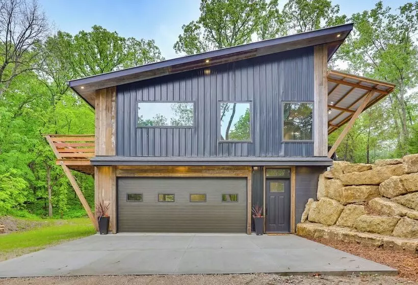 Modern Louisville Home On 3 Acres W/ Gas Fire Pit!